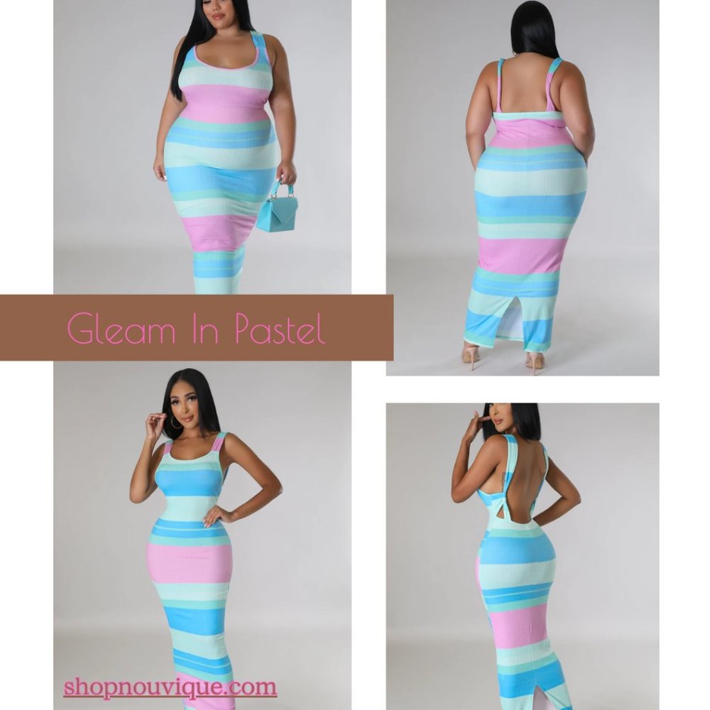 Pastel Maxi Dress